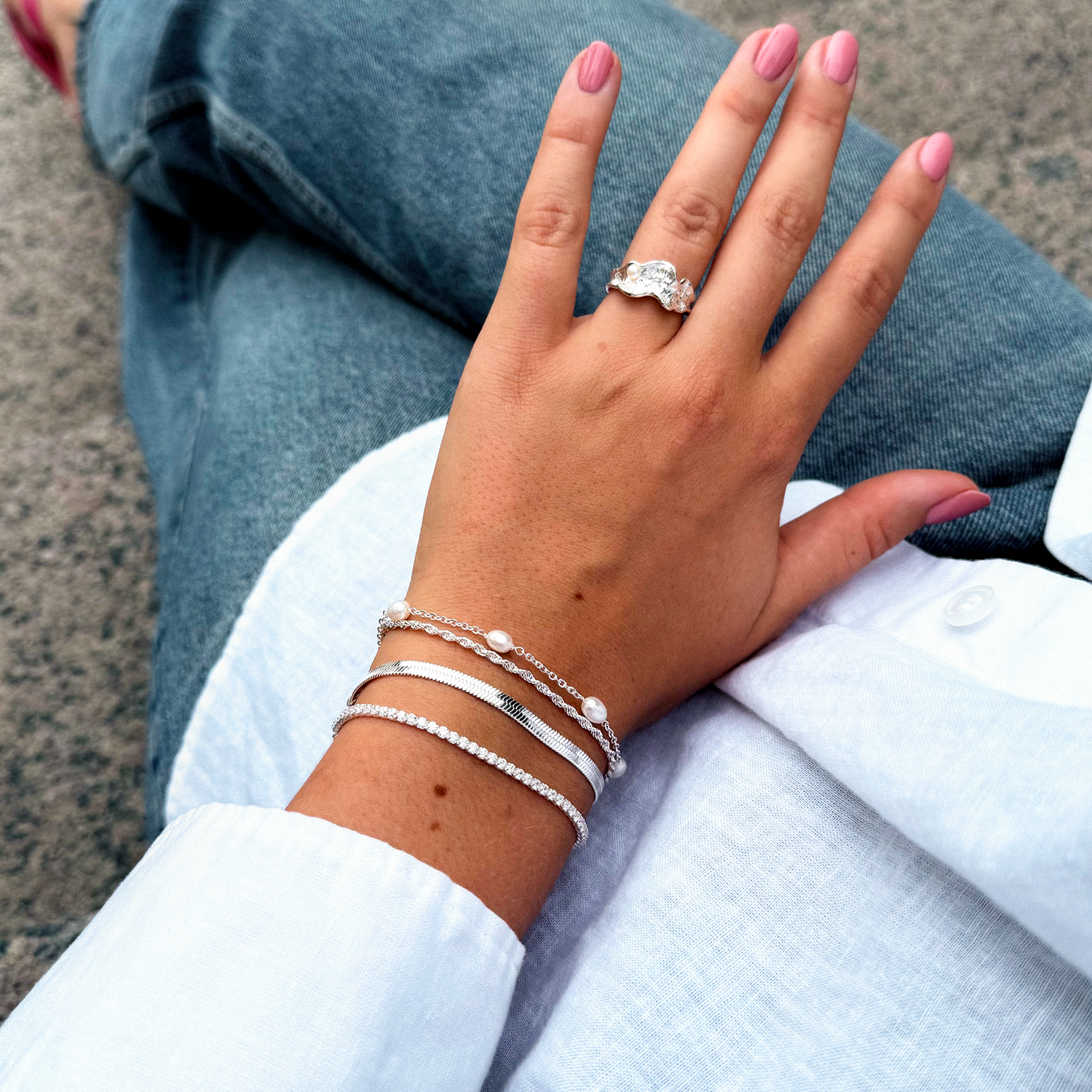 Rensning af sølvsmykker