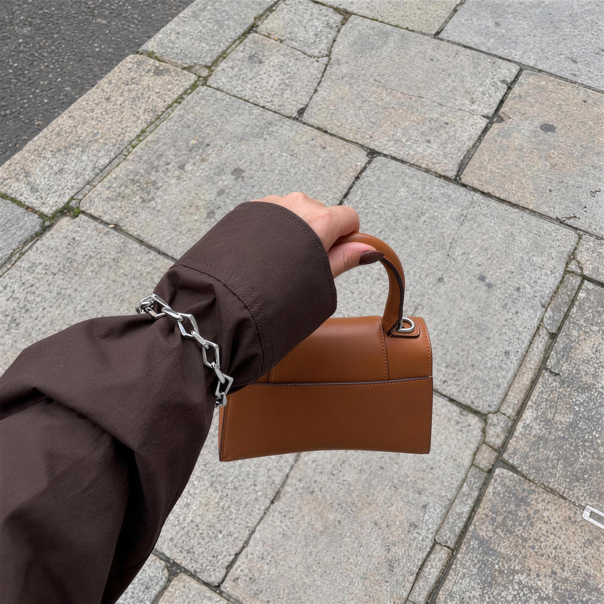 Chunky Armbånd Sølvfarget