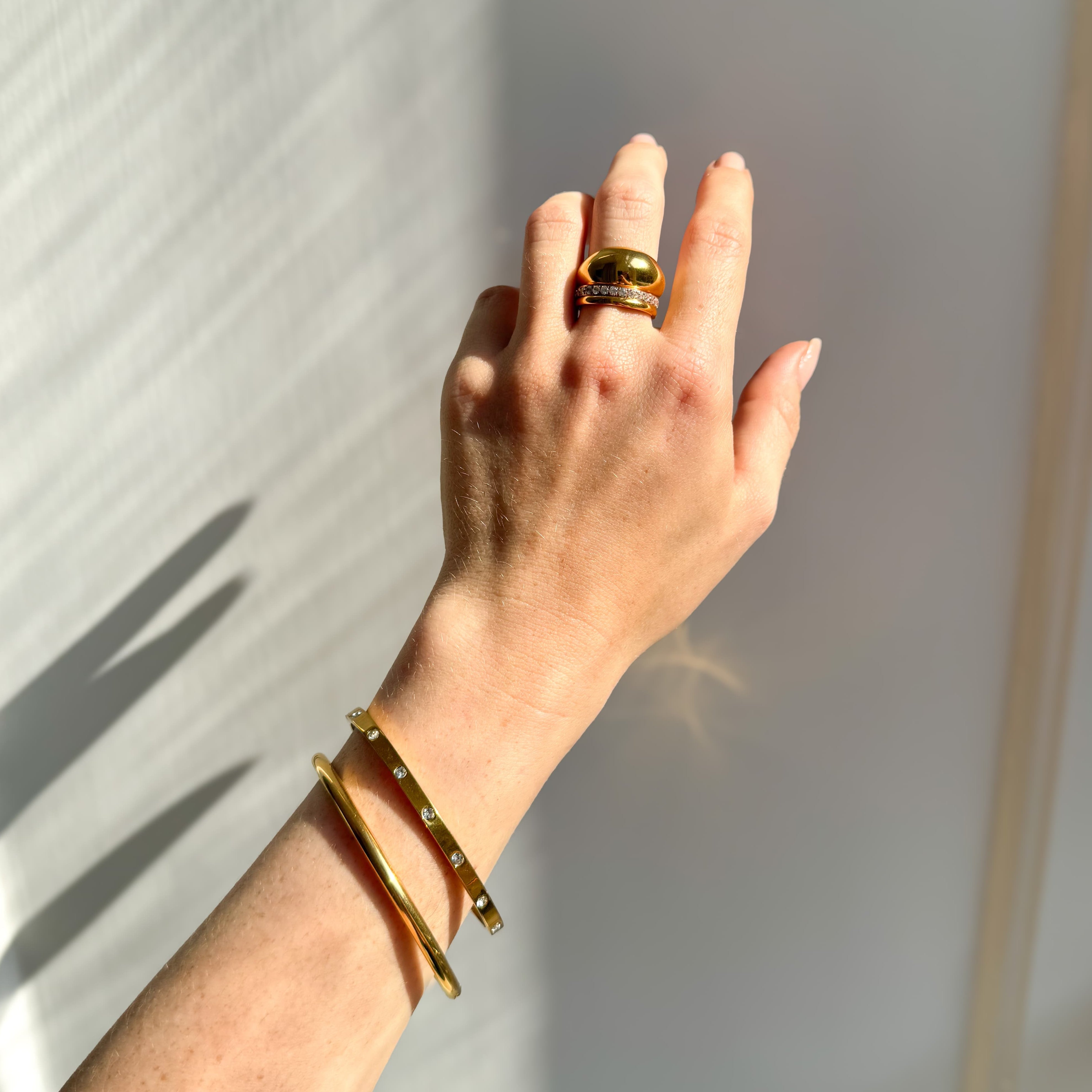 Krystallrundt armbåndsett