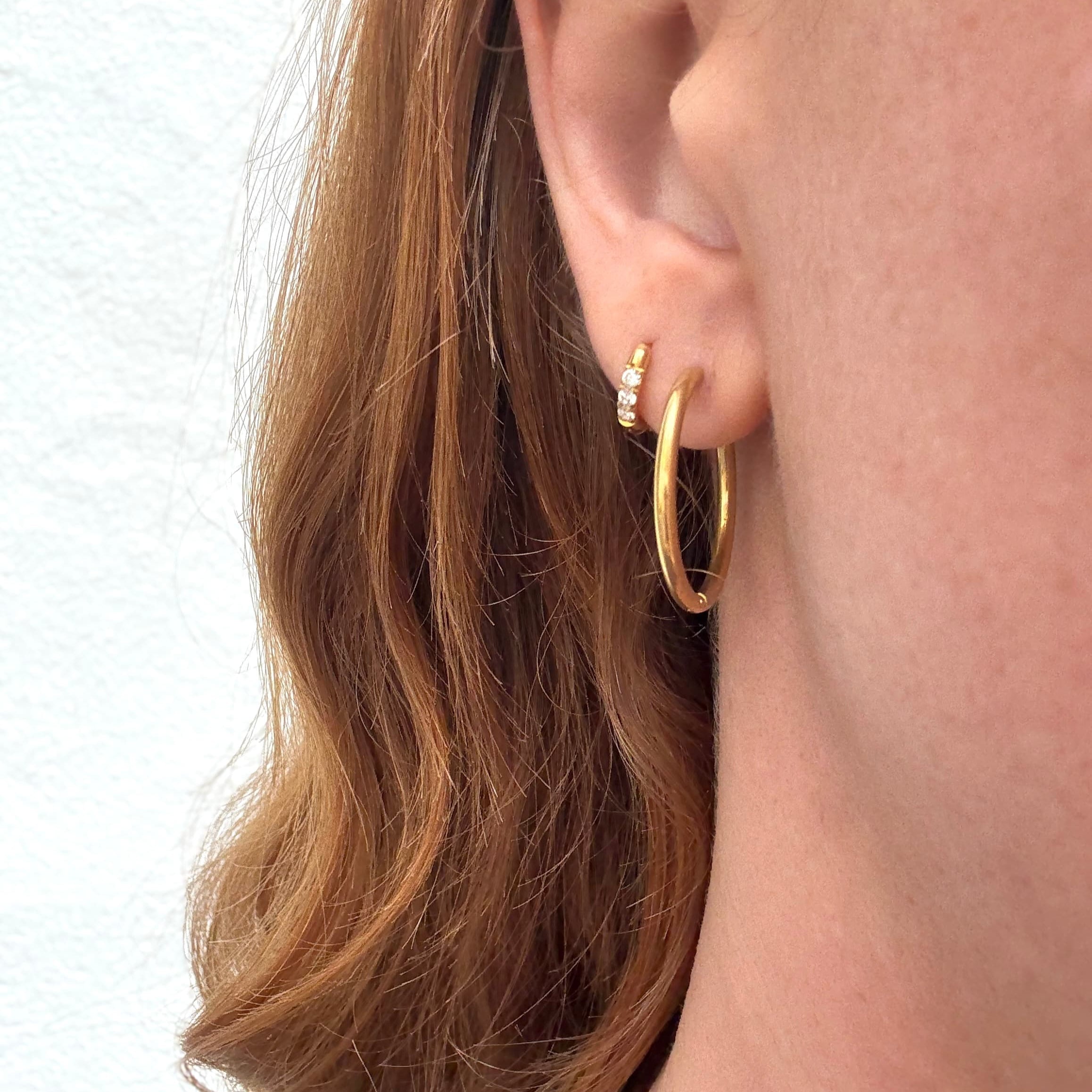 Klassisk Hoop 20 mm Gullbelagt