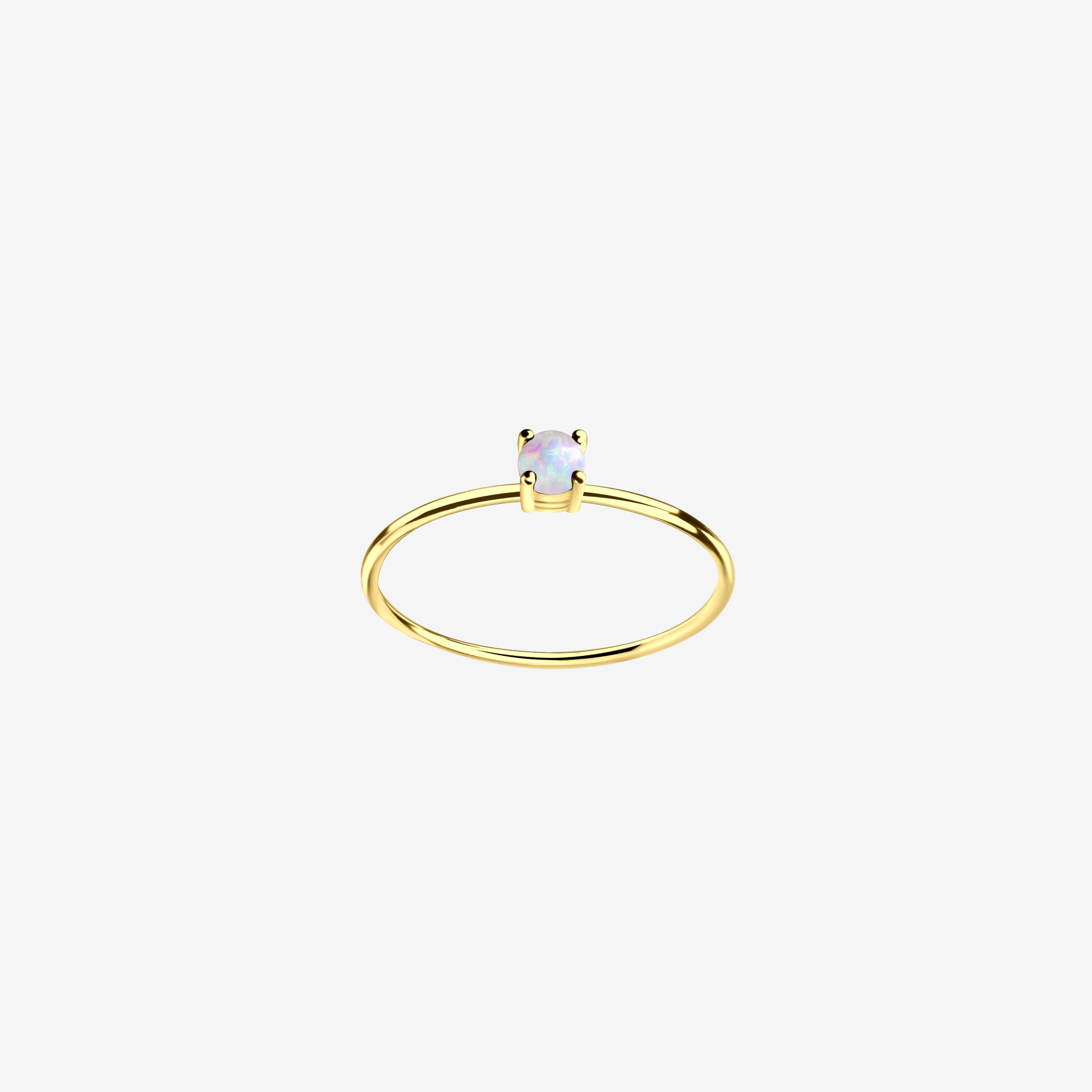 Opal Enkel Ring