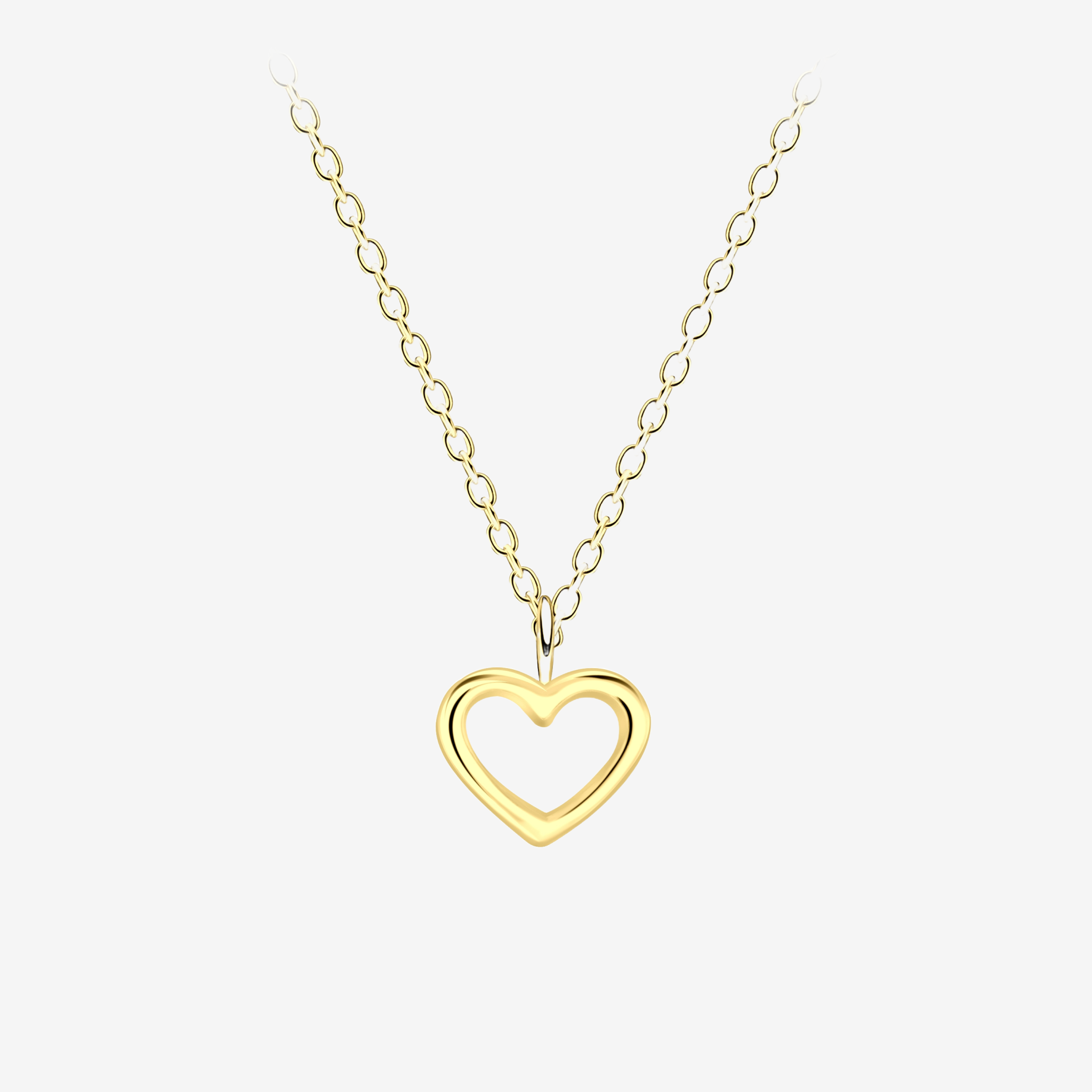 String Heart Halskjede