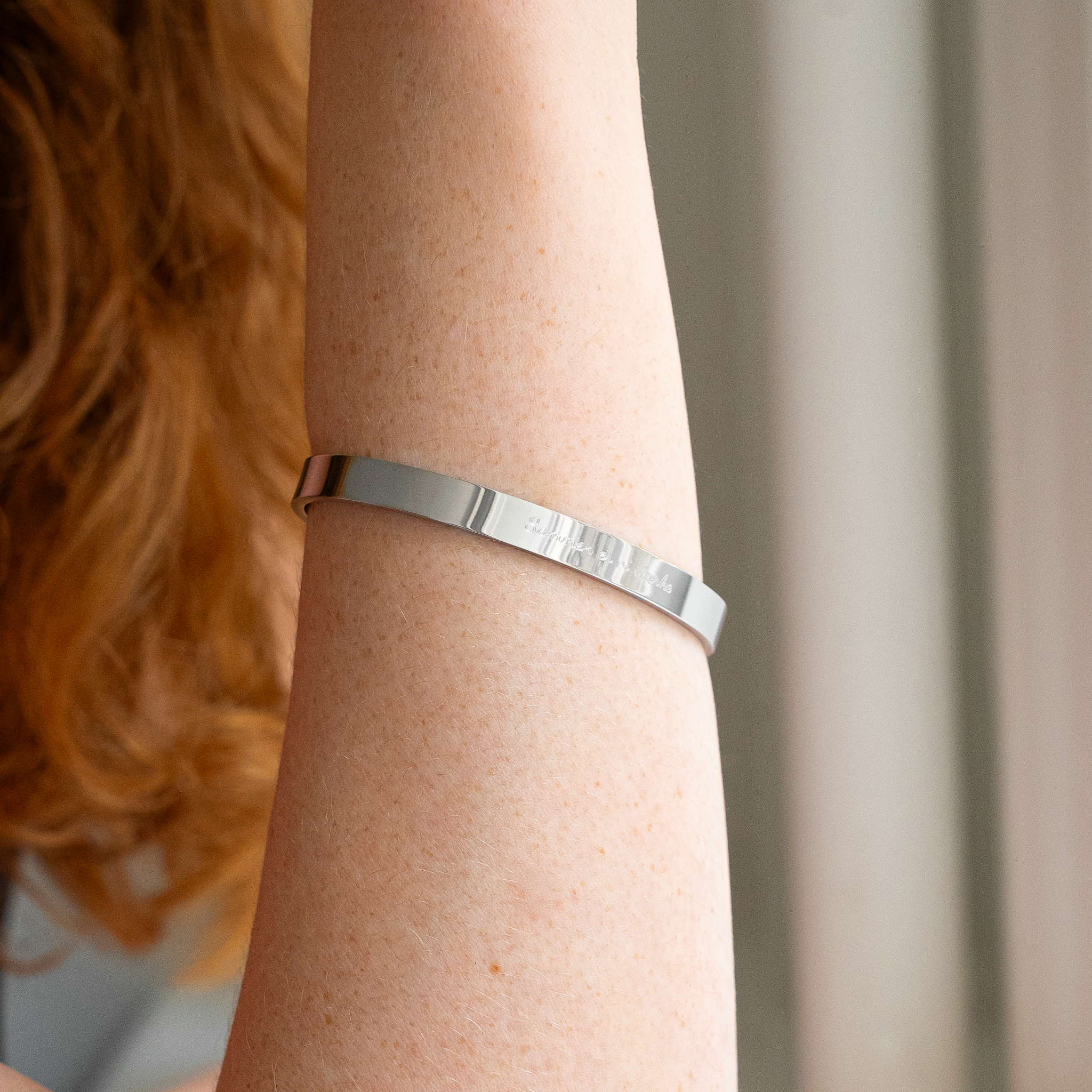 Klassisk Bangle Sølvbelagt