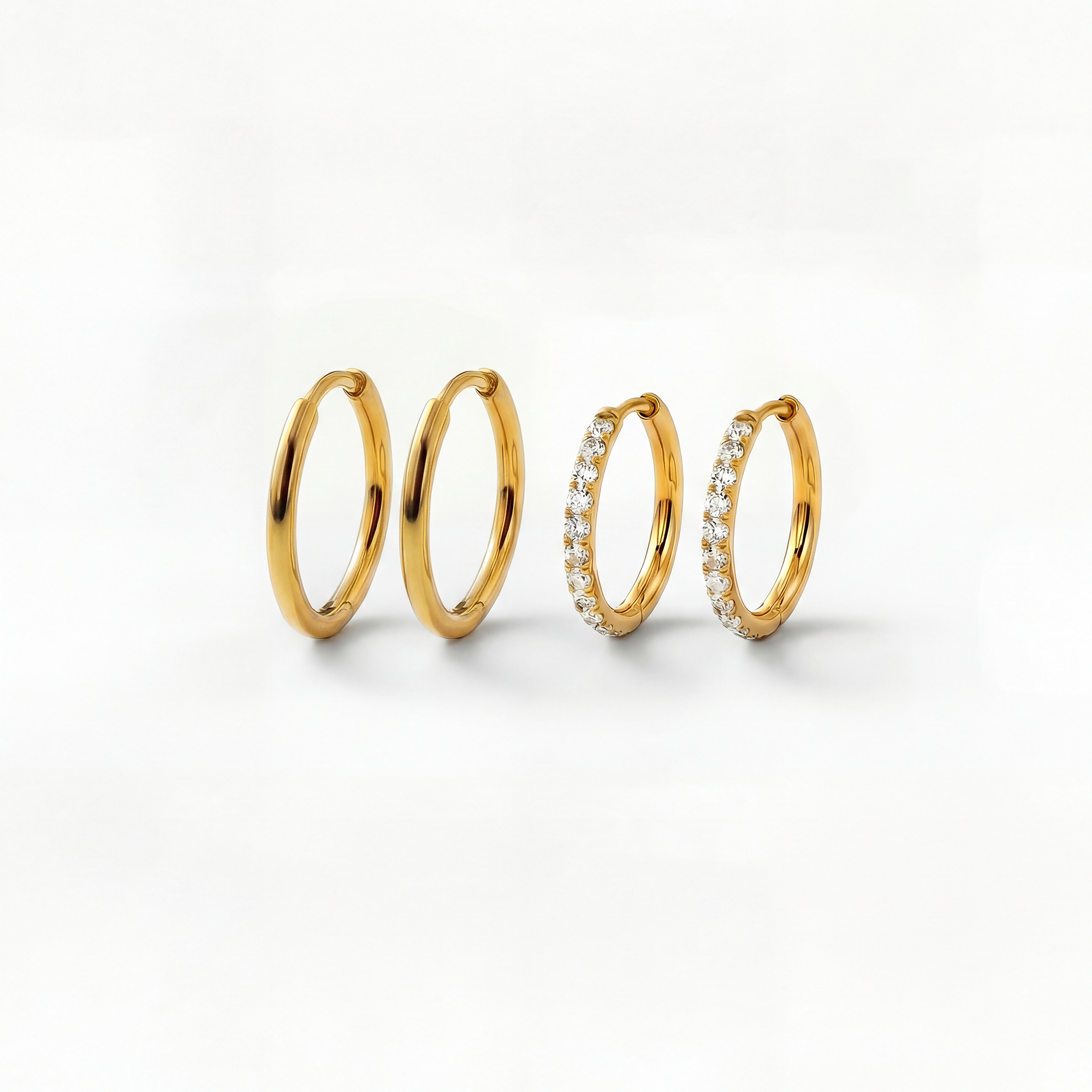 Klassisk Krystall Dobbelt sett 18-10 mm