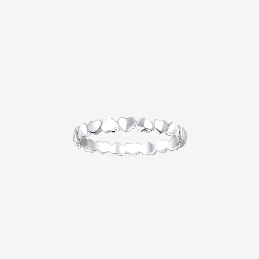 Hjerte Stripe Ring