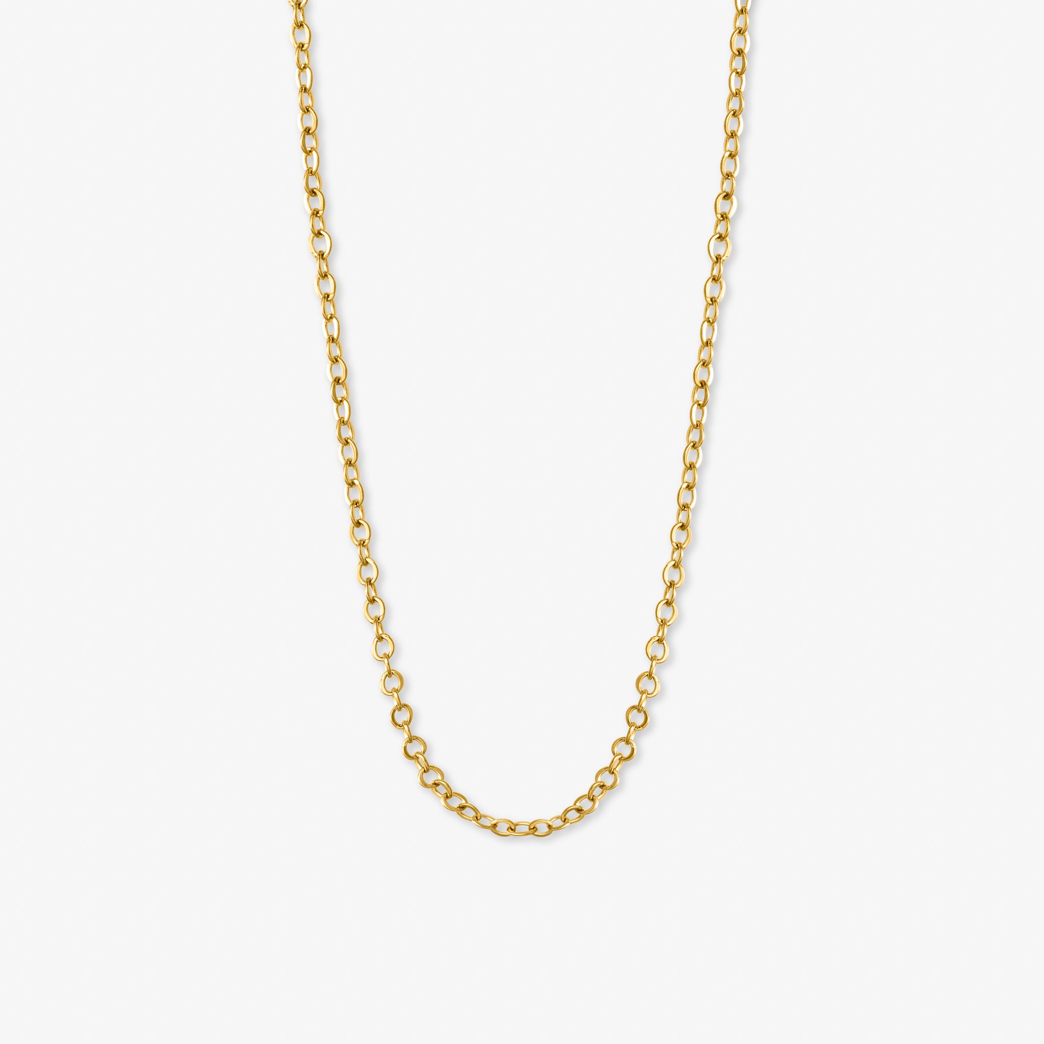 Klassisk Halskjede 18K Gullbelagt