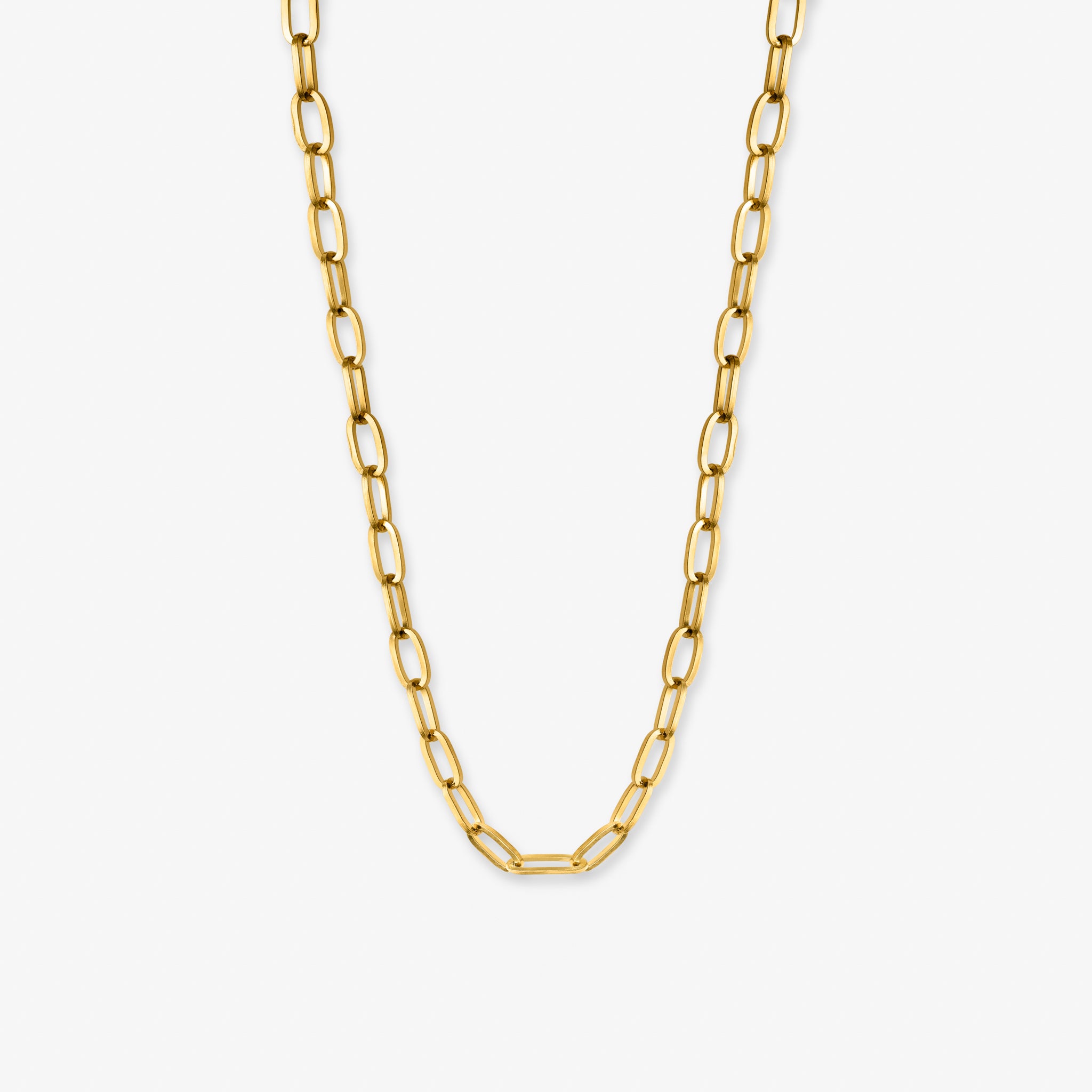 Paperclip Halskjede Gullbelagt