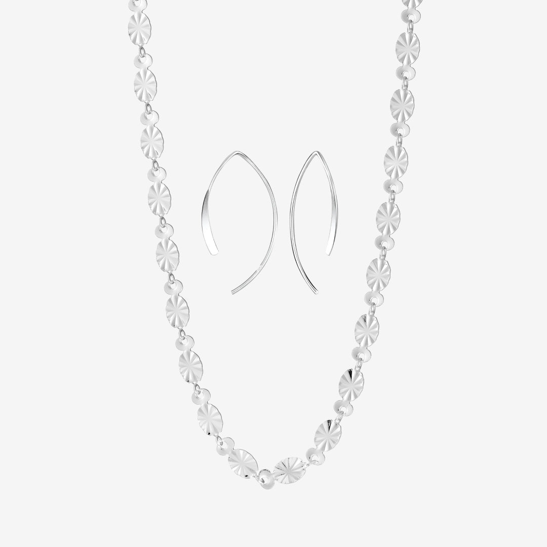 Sun Curved Bar Sølvsett