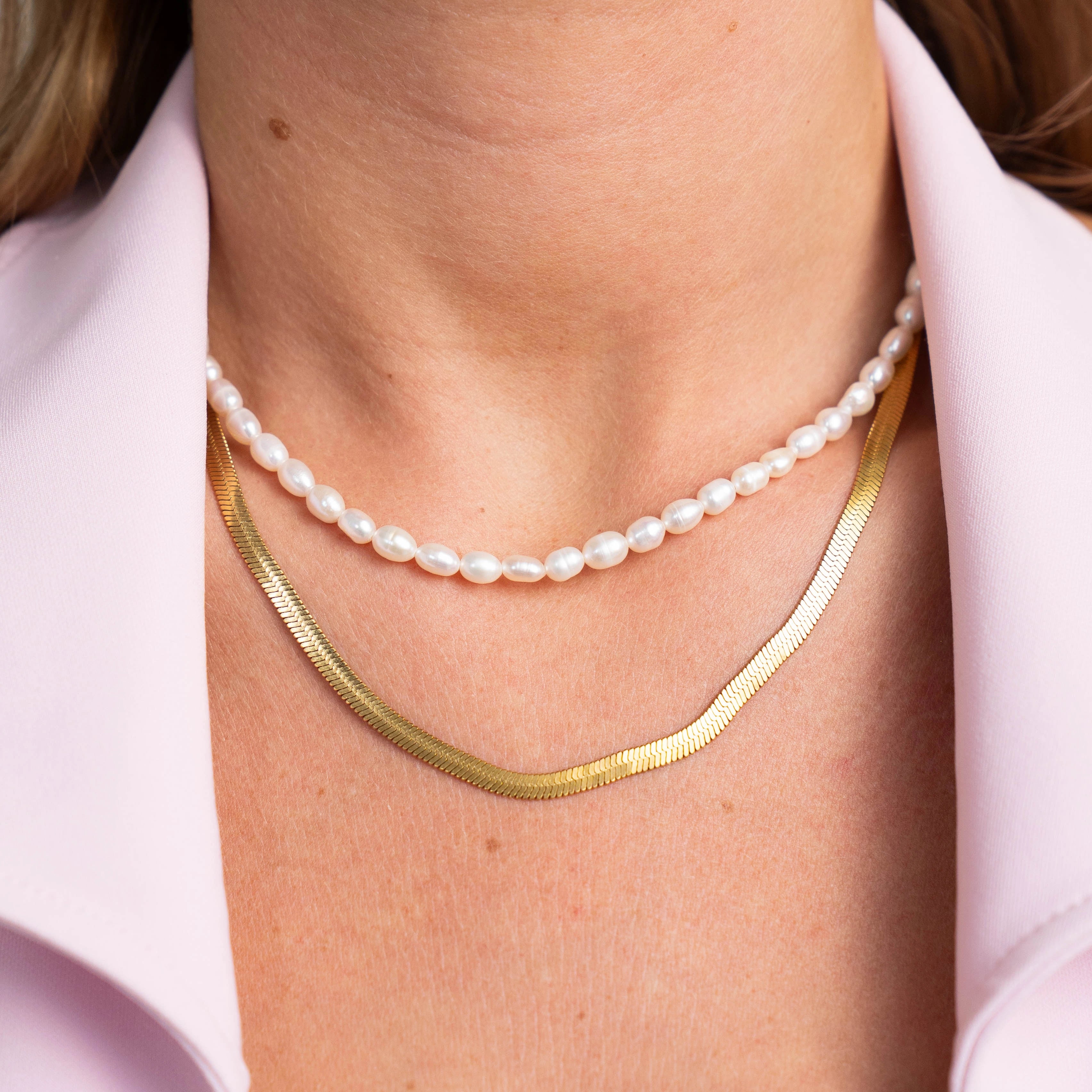 Atlantic ferskvannsperlehalskjeder sett