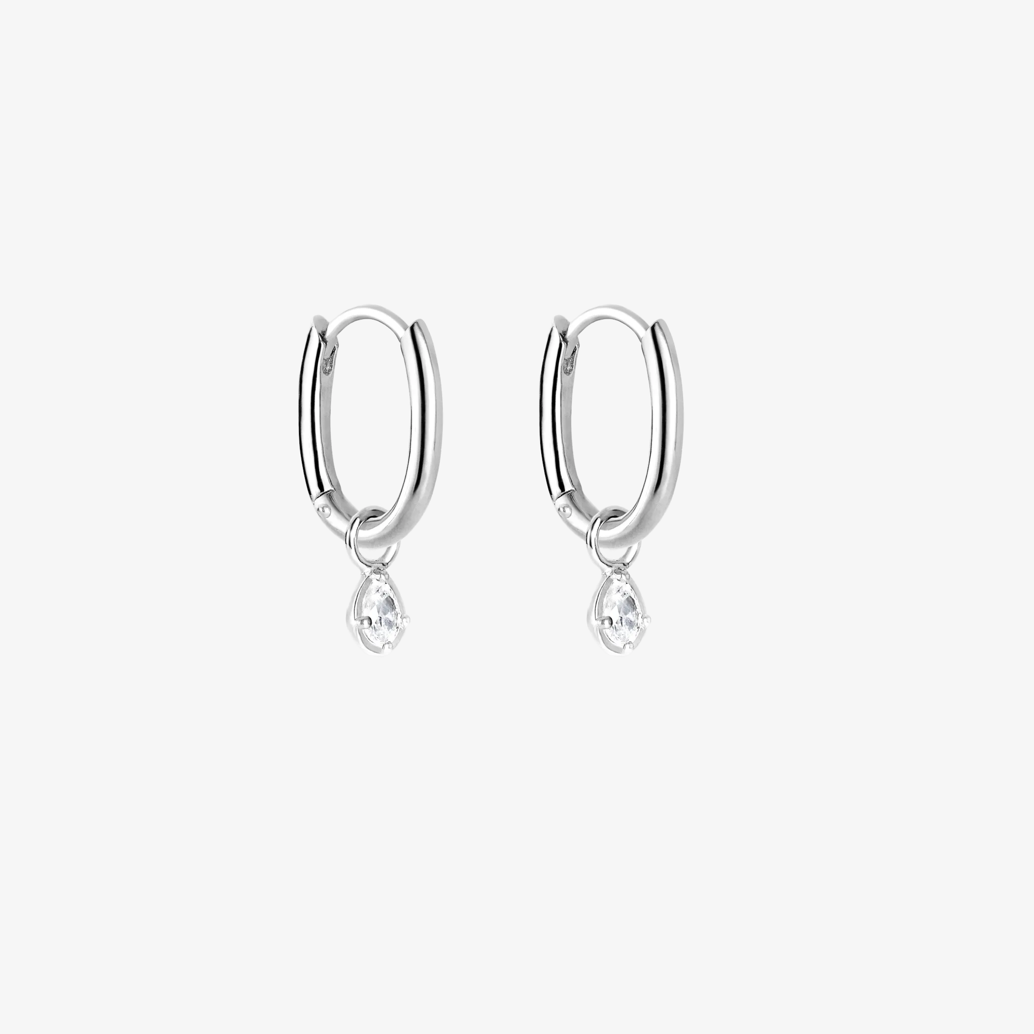 Essential Hoop og Pure Drop Sølvbelagt Dobbel