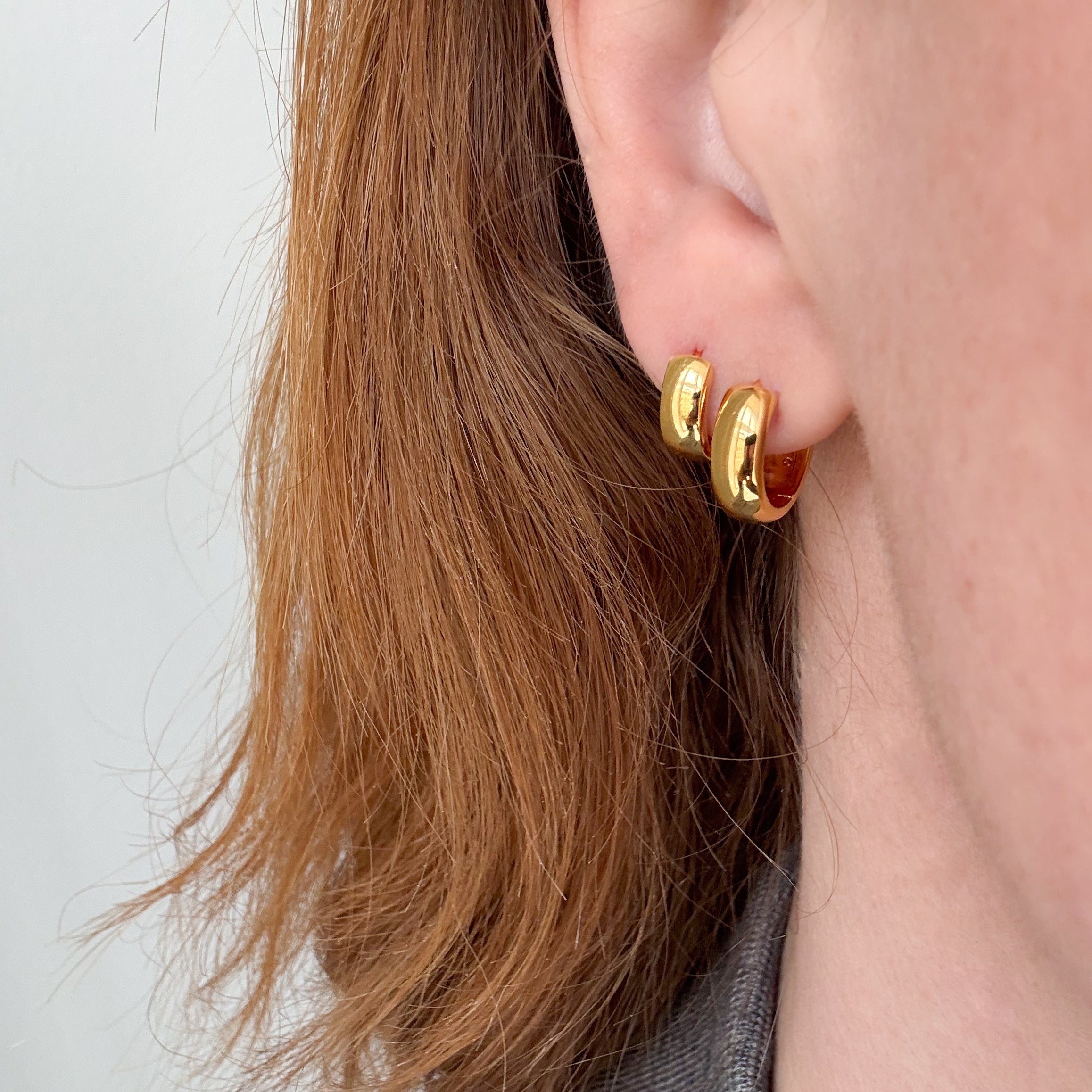Mini Chunky Hoops Sett