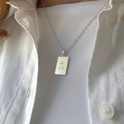 Afsluttet udannelse halskæde med vedhæng