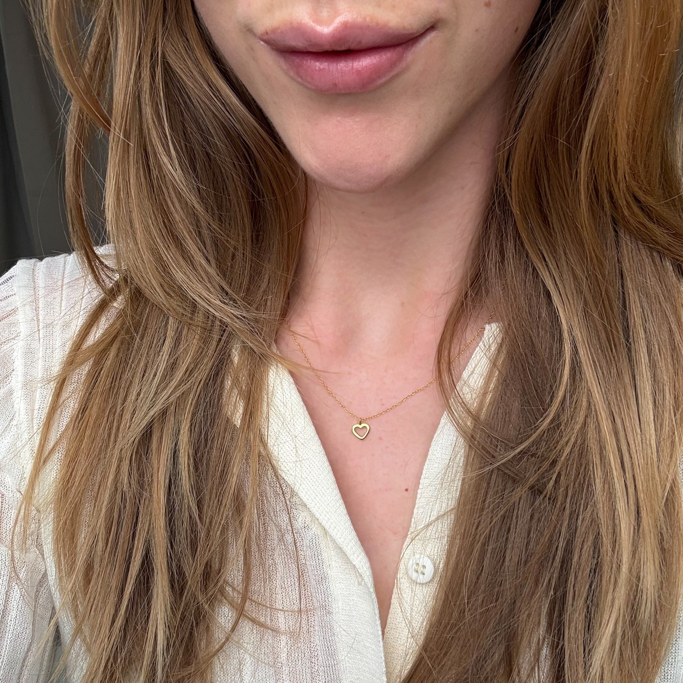 String Heart Halskjede