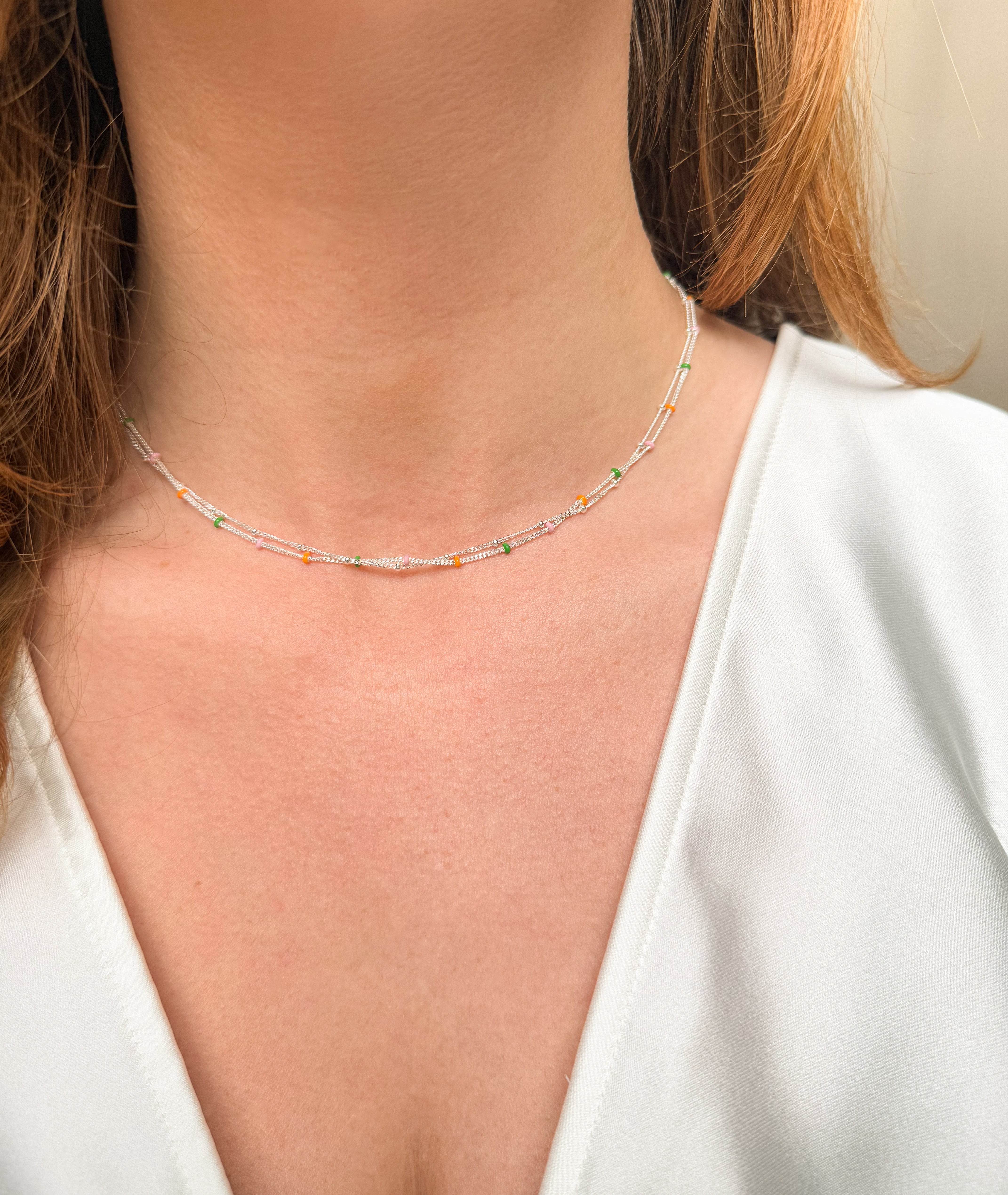 Dots Sølv Smykke Sæt