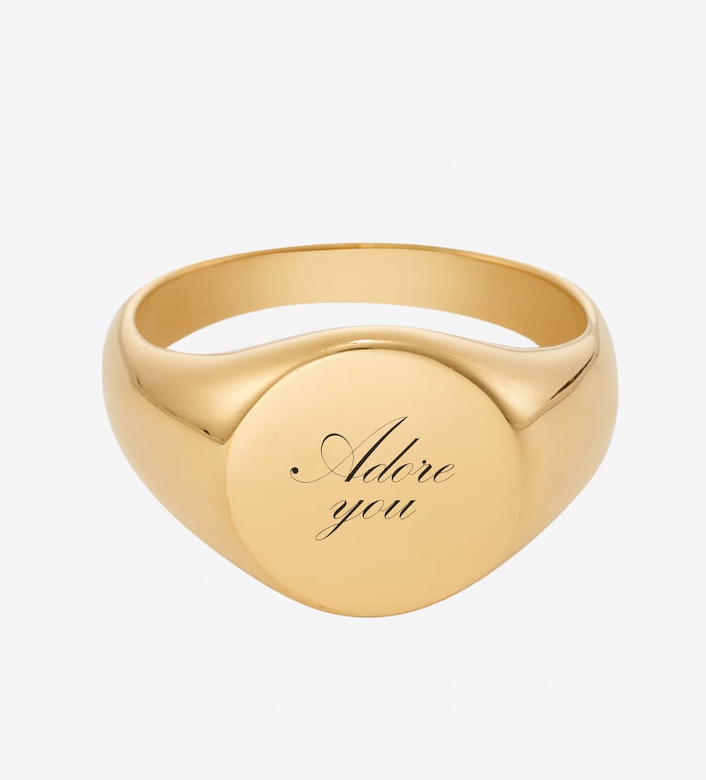 Farge Dot + graverte ringer Chunky sett