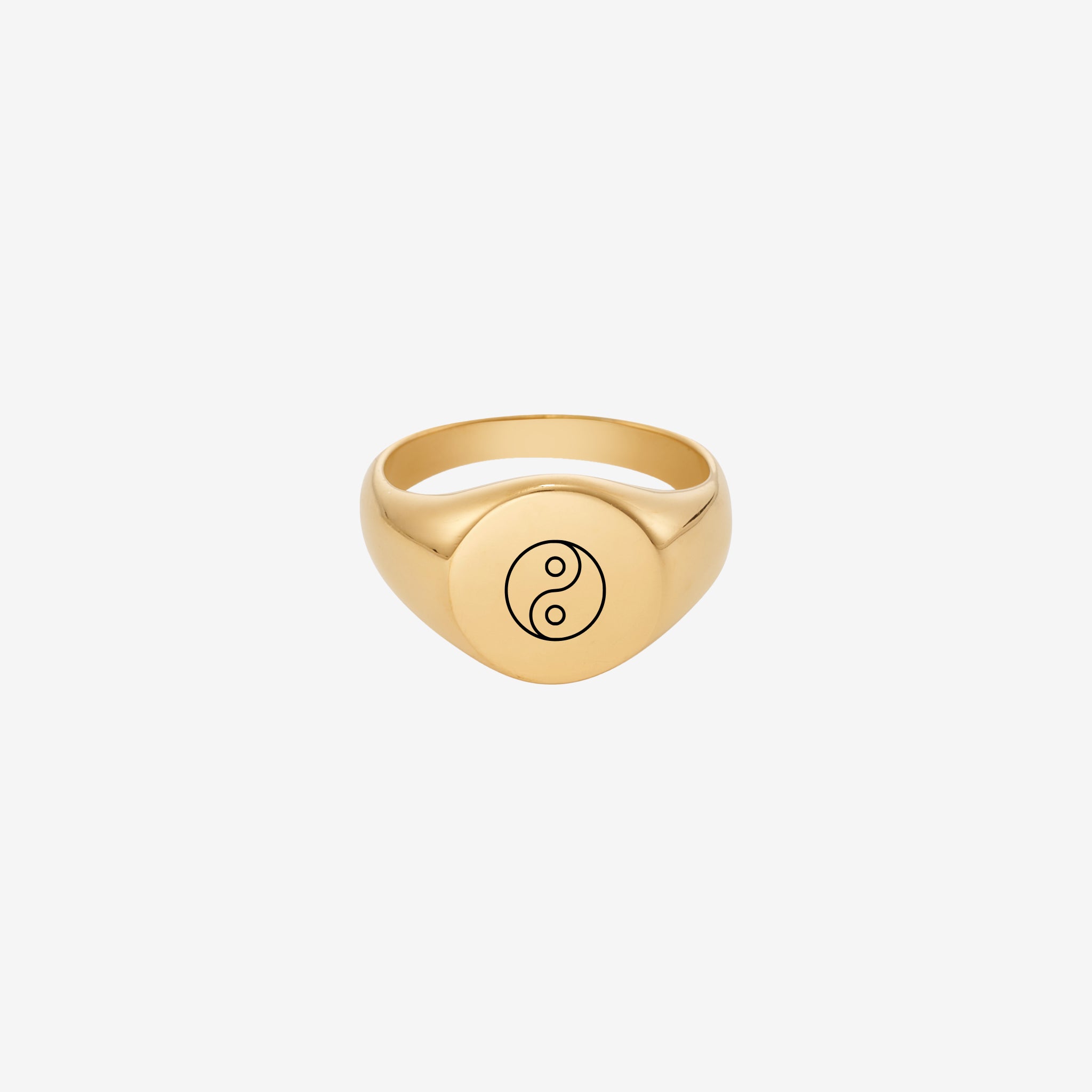Inngravert Ying/Yang Håndring