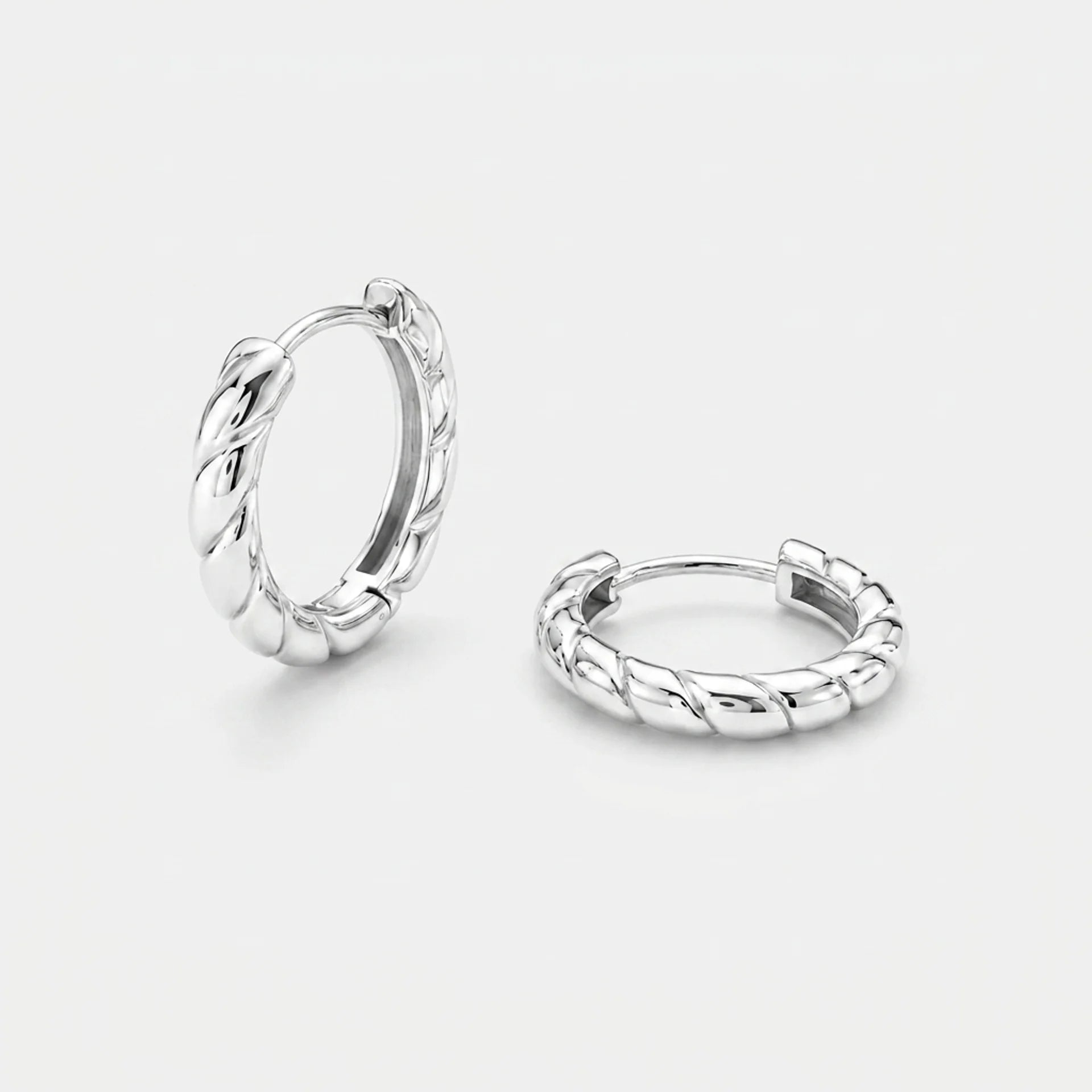 Twisted Mini Hoops