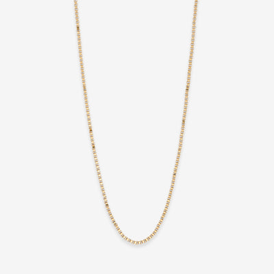 Chain Square Halskæde i guld