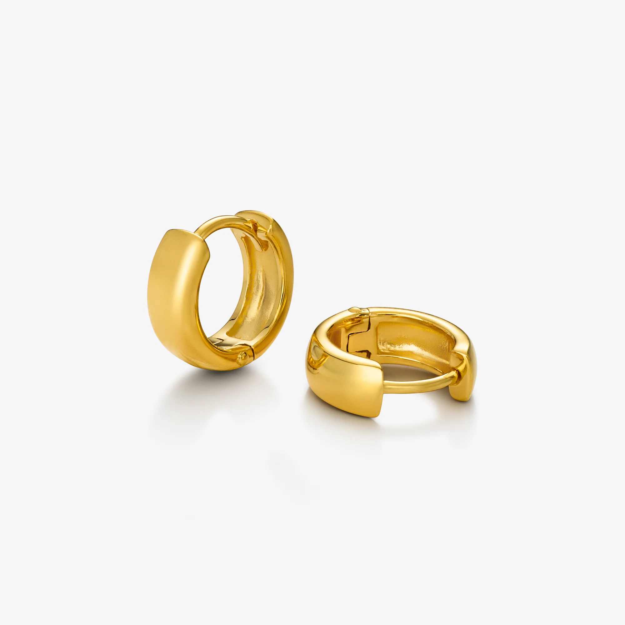 Chunky Hoops 15 mm Sølv