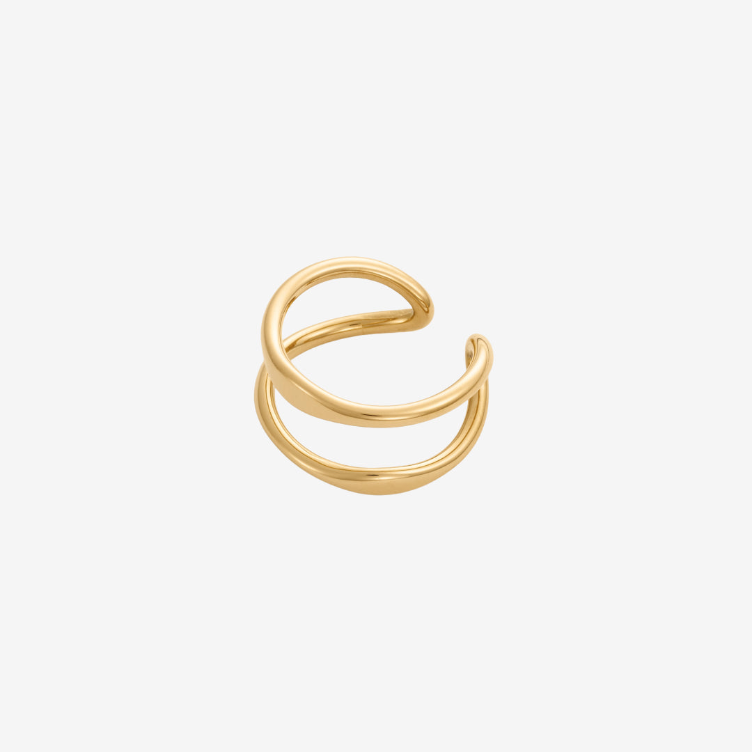 Dobbel Wave Ring