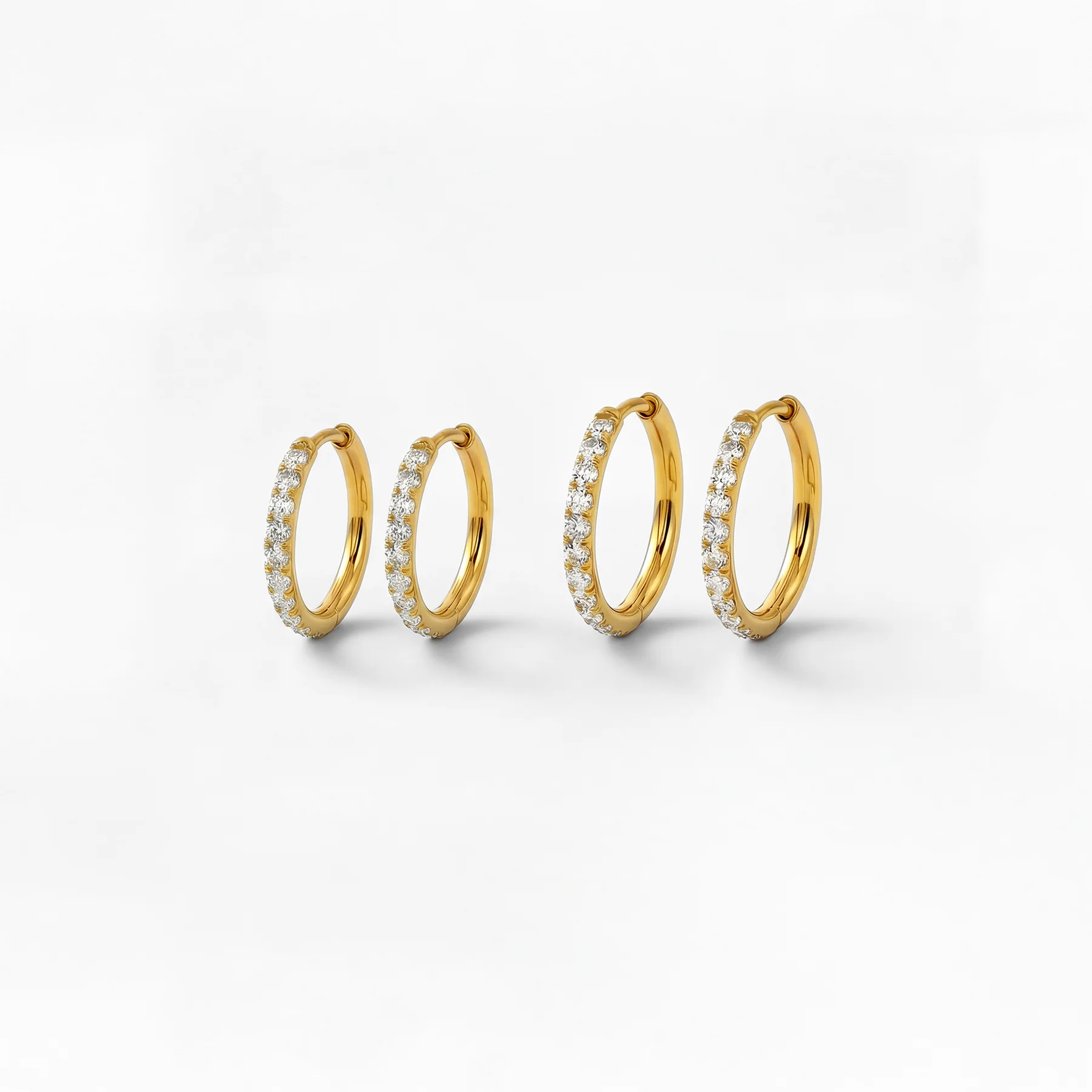 Krystall dobbelt sett 10-18 mm