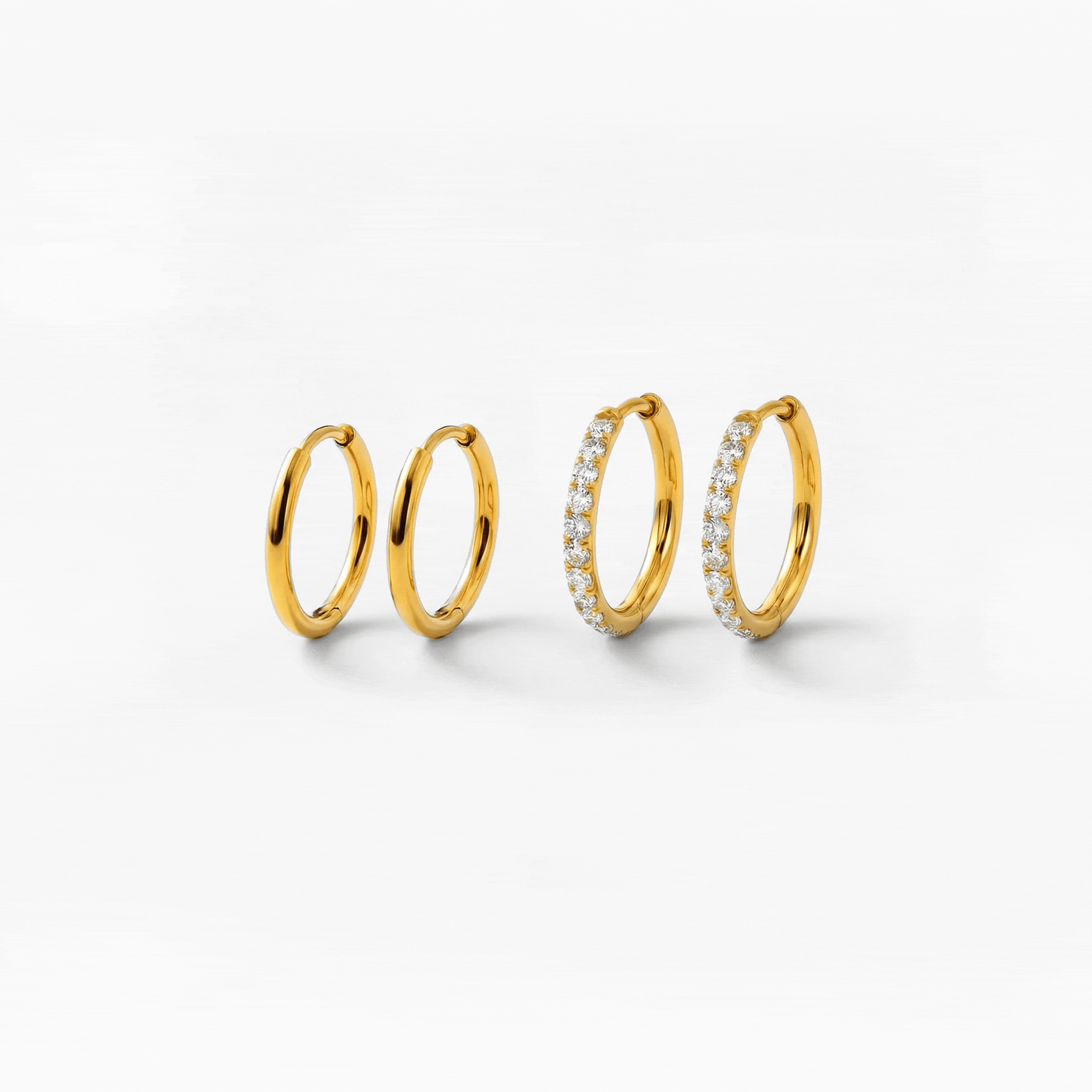 Classic Hoop 10 mm Forgylt