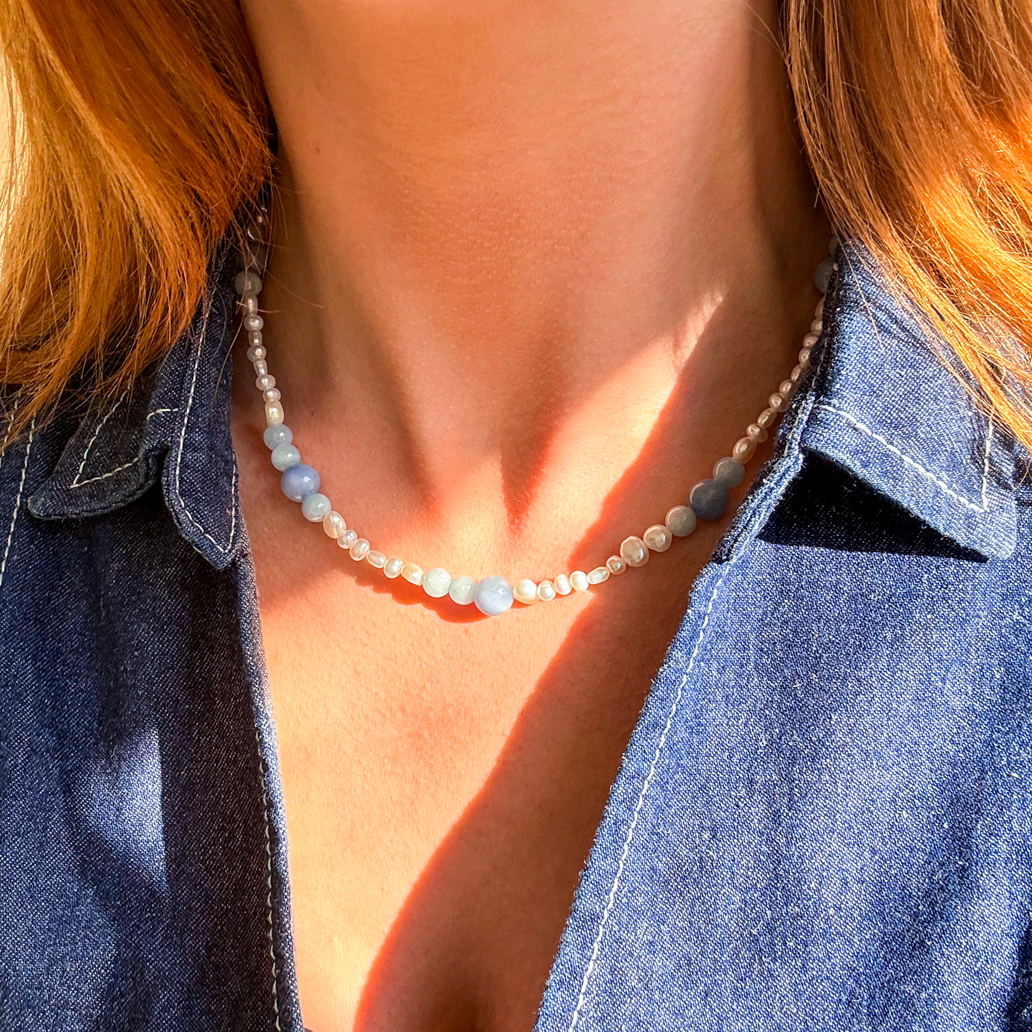 Atlantic ferskvannsperlehalskjeder sett