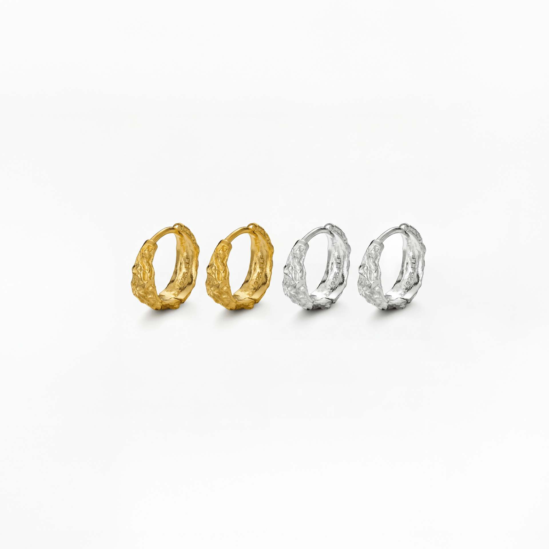 Melted Hoop 33 mm Gullbelagt
