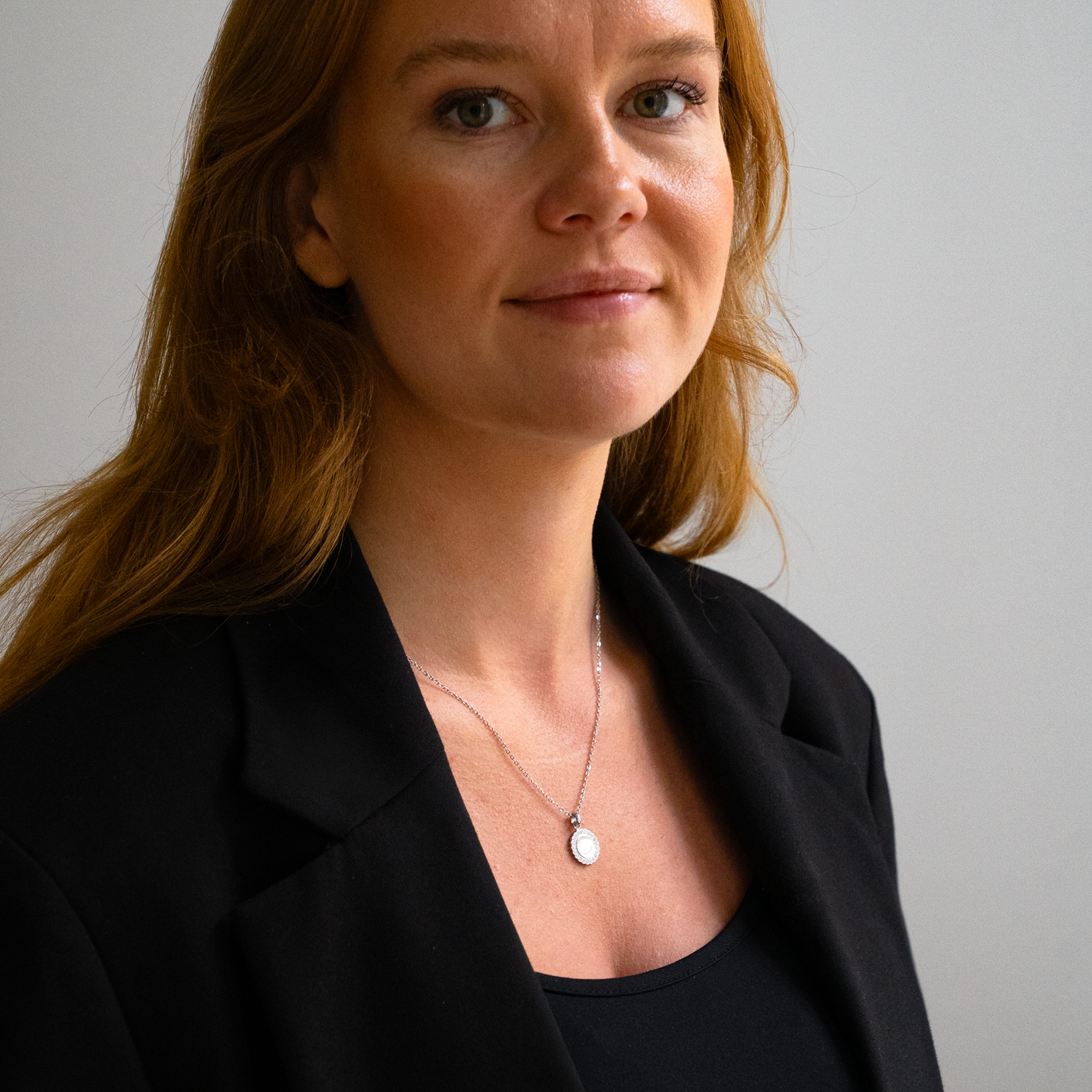 Krystallkjede med dato Sølvbelagt